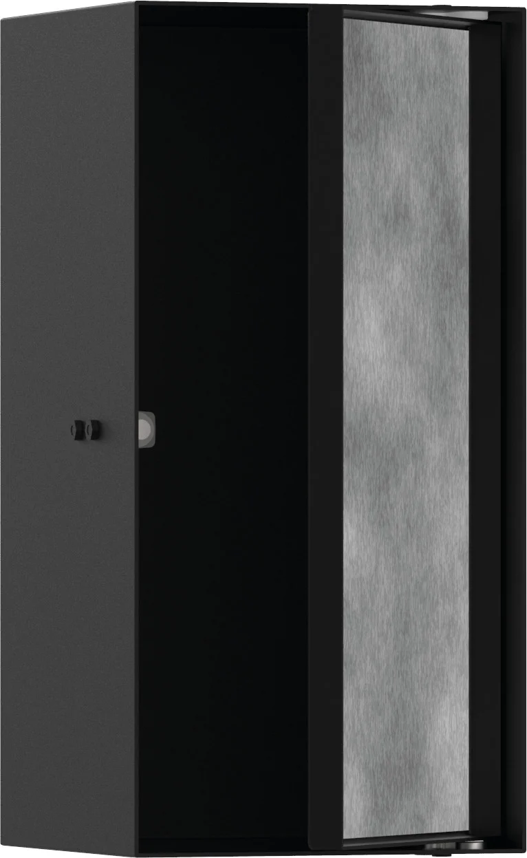 Hansgrohe XtraStoris Rock Wandnische, befliesbar, Mattschwarz, 300 x 150 x 140 mm, Einbautiefe 140 mm Hansgrohe XtraStoris Rock Wandnische, befliesbar, Mattschwarz, 300 x 150 x 140 mm, Einbautiefe 140 mm
