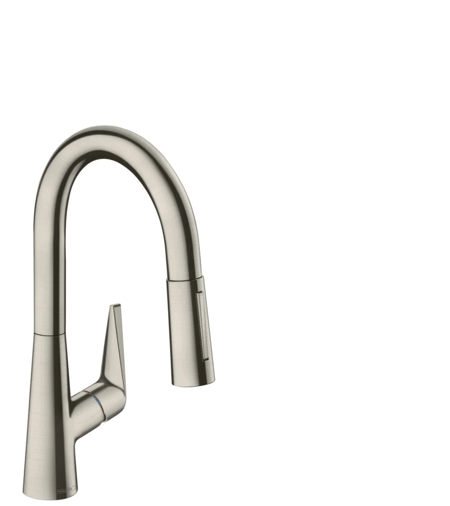 Hansgrohe Talis M51 Einhebel-Küchenmischer 160 mit Ausziehbrause 2jet Edelstahl, Schwenkbereich 110° oder 150°, Laminarstrahl und Brausestrahl, arretierbar, MagFit magnetische Brausehalterung, Quick-Connect Schlauch, max. Durchflussmenge 9 l/min bei 3 ba Hansgrohe Talis M51 Einhebel-Küchenmischer 160 mit Ausziehbrause 2jet Edelstahl, Schwenkbereich 110° oder 150°, Laminarstrahl und Brausestrahl, arretierbar, MagFit magnetische Brausehalterung, Quick-Connect Schlauch, max. Durchflussmenge 9 l/min bei 3 ba