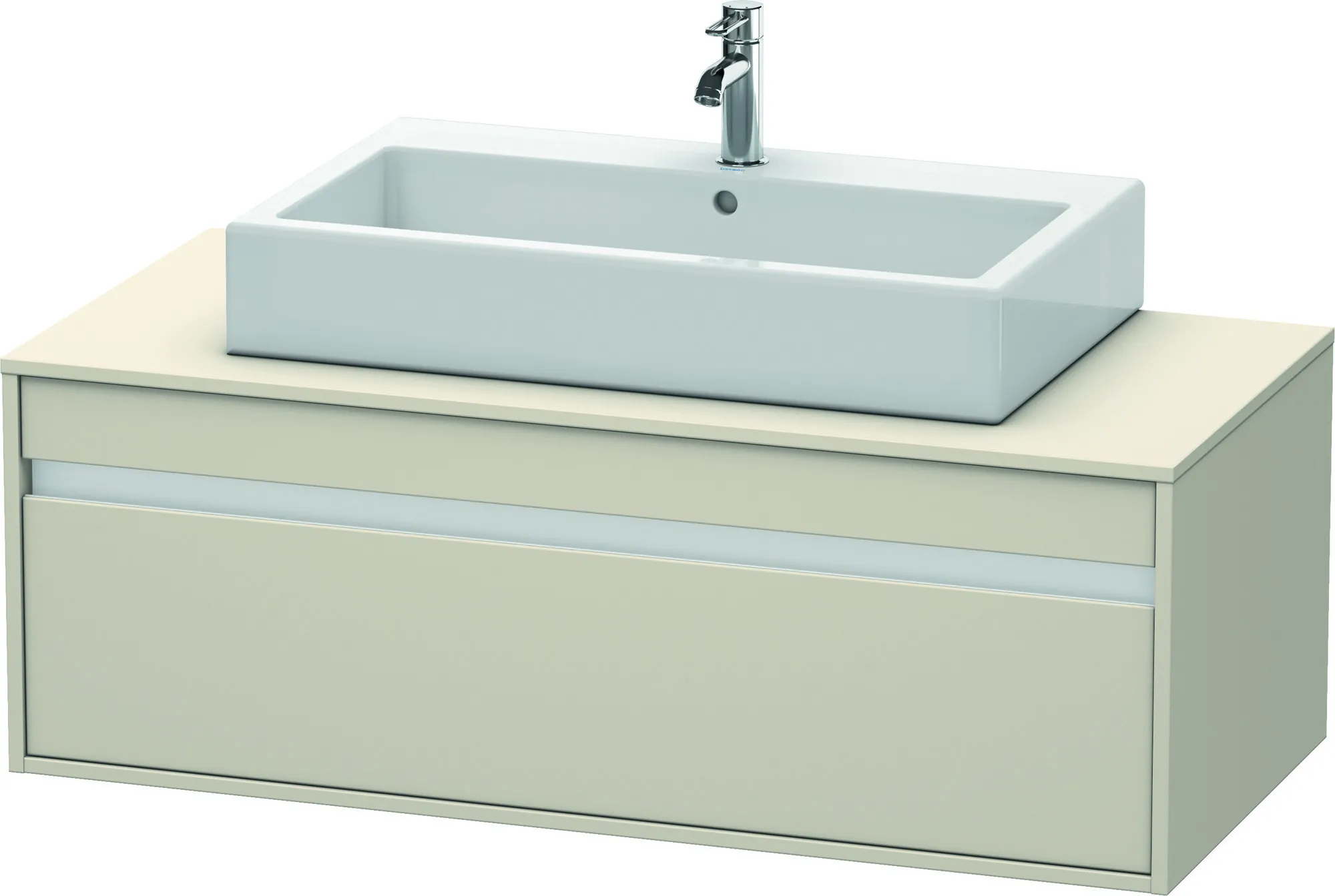 Duravit Waschtischunterschrank wandhängend „Ketho“ 120 × 42,6 × 55 cm Taupe Matt Duravit Waschtischunterschrank wandhängend „Ketho“ 120 × 42,6 × 55 cm Taupe Matt