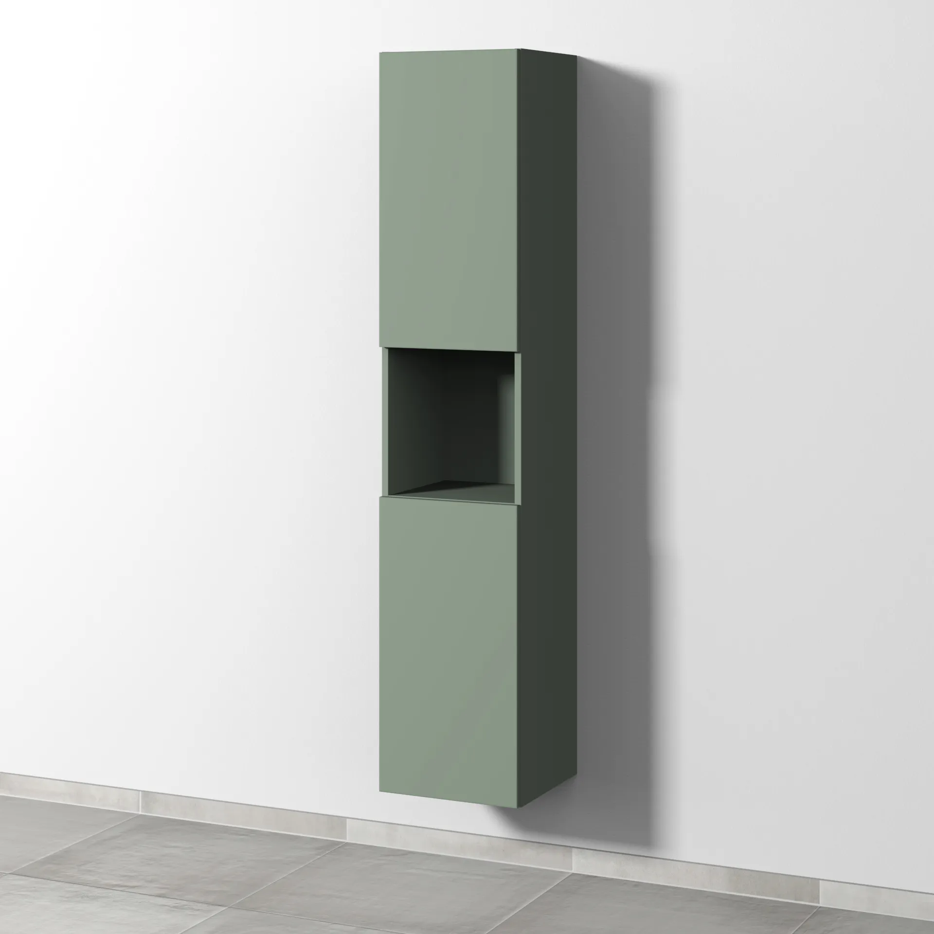 Hochschrank links 3way (SP114) 1700x350x345 Graphit-Matt