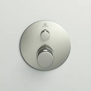Einzelthermostat Unterputz Ceratherm T100, Bausatz 2, Rosette Durchmesser: 163mm, Brushed Gold Einzelthermostat Unterputz Ceratherm T100, Bausatz 2, Rosette Durchmesser: 163mm, Brushed Gold