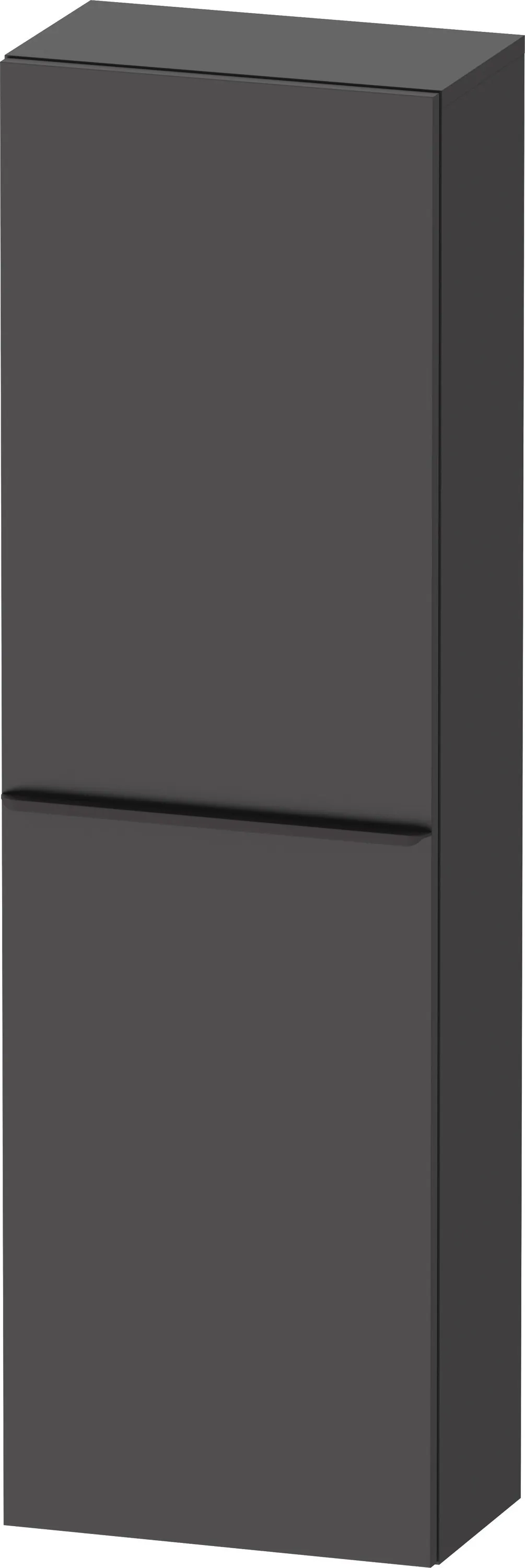 Duravit Halbhochschrank „D-Neo“ 40 × 132 × 24 cm Graphit Matt