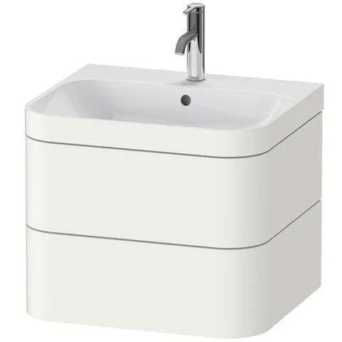 Duravit Waschtischunterschrank c-shaped Set wandhängend „Happy D.2 Plus“ 57,5 × 48 × 49 cm