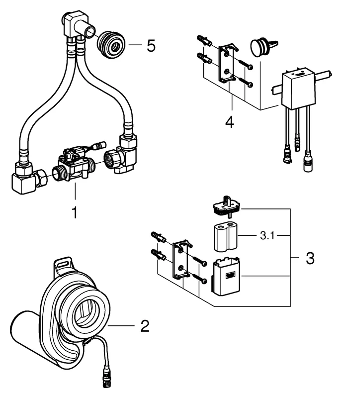 Temperatursensor für Urinal 39367, 6 V Lithium-Batterie, Typ CR-P2 Temperatursensor für Urinal 39367, 6 V Lithium-Batterie, Typ CR-P2