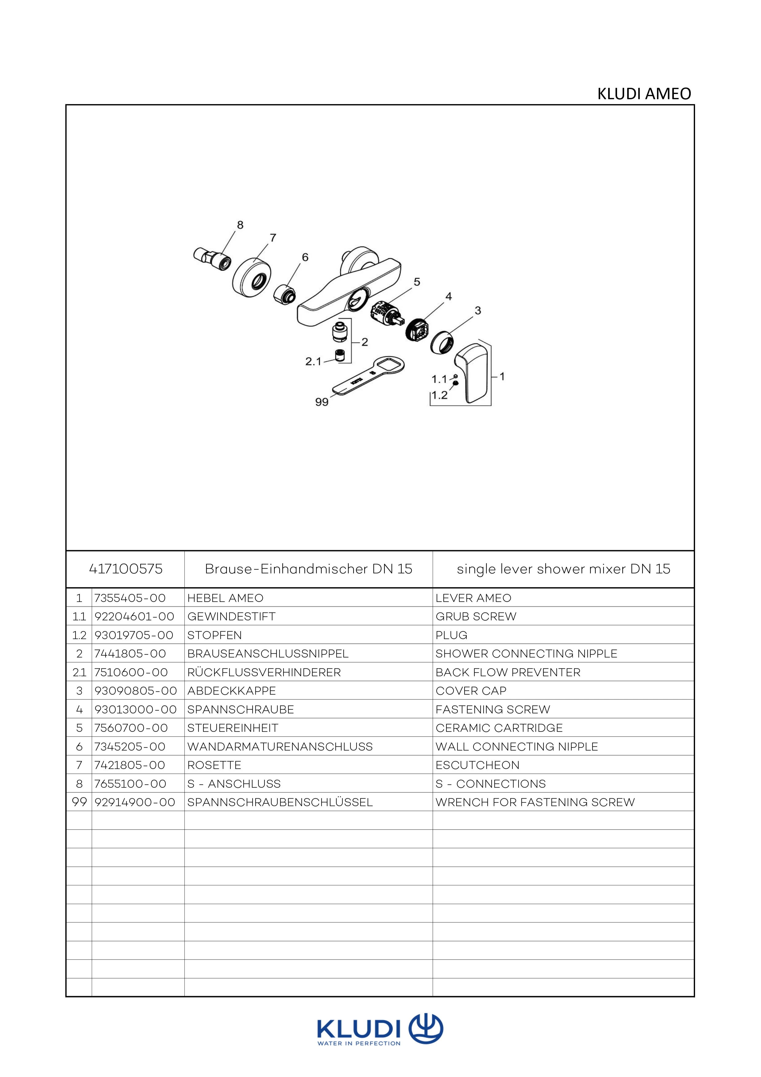 AMEO BrauseEHM chrom AMEO BrauseEHM chrom
