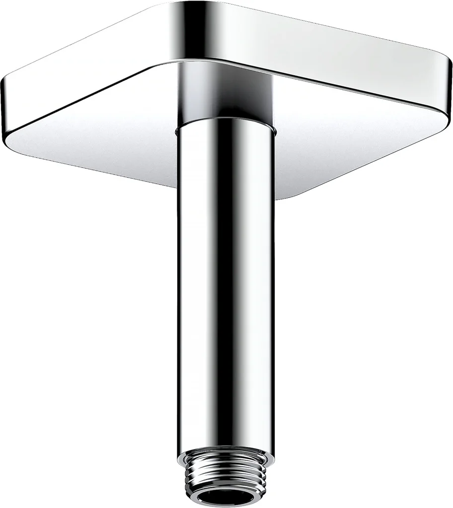 Hansgrohe AXOR ShowerSolutions Deckenanschlussstuck 100 mm softsquare Chrom Aufputzmontage Messing G 1/2 Hansgrohe AXOR ShowerSolutions Deckenanschlussstuck 100 mm softsquare Chrom Aufputzmontage Messing G 1/2