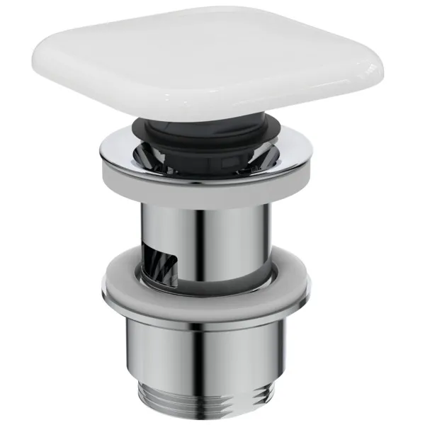 Ideal Standard Push Open Ventil quadratisch, 120x85x85mm, weiß Ideal Standard Push Open Ventil quadratisch, 120x85x85mm, weiß
