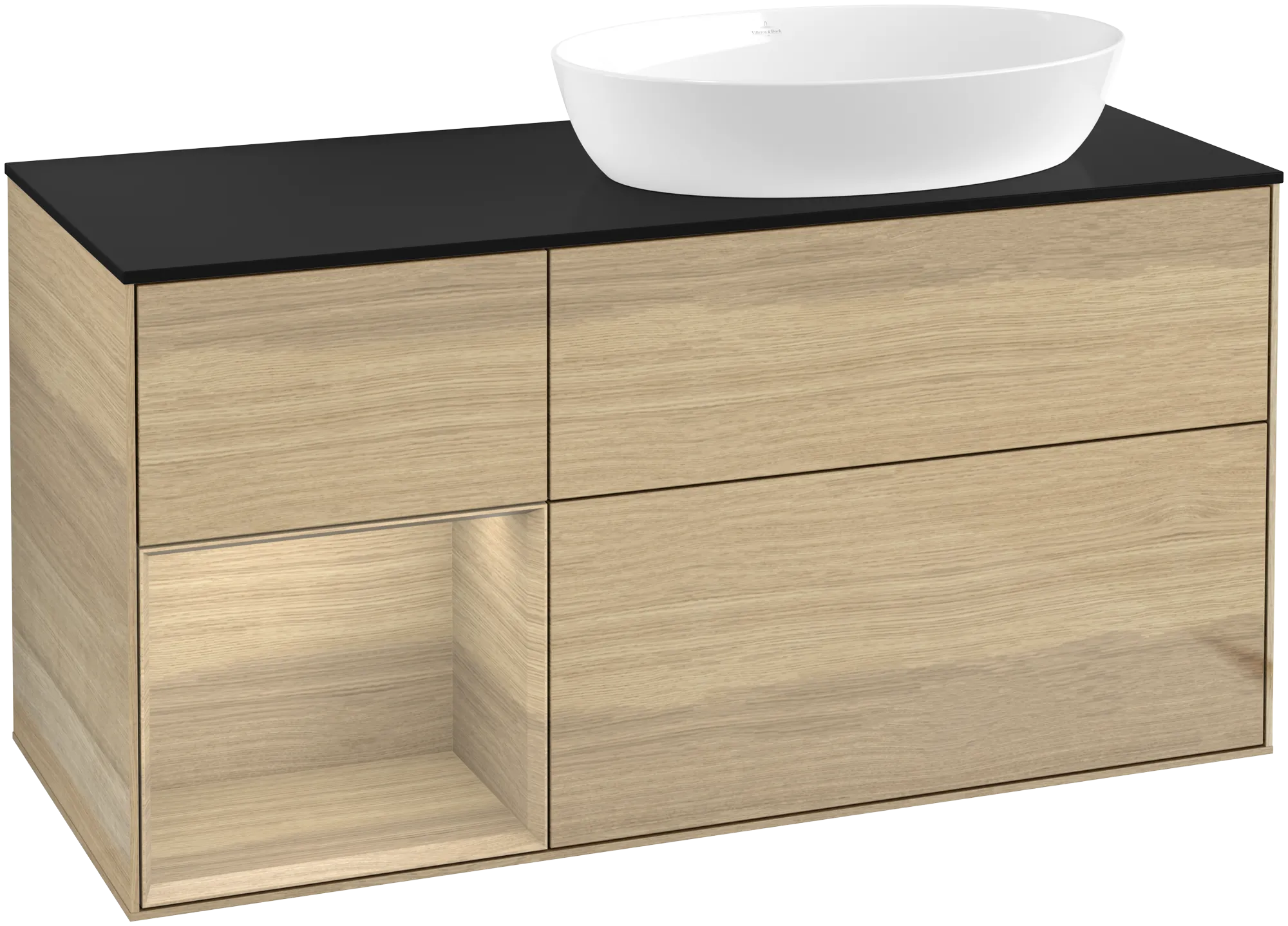 Villeroy & Boch Finion Waschbeckenunterschrank GA4 1200x603x501mm mit Beleuchtung