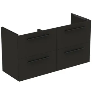 Ideal Standard i.life A Möbeldoppel-Waschtischunterschrank 4 Auszüge Carbongrau matt 1200x440x630 mm Ideal Standard i.life A Möbeldoppel-Waschtischunterschrank 4 Auszüge Carbongrau matt 1200x440x630 mm