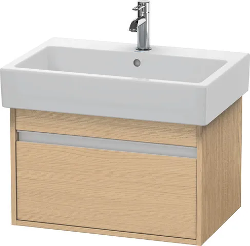 Duravit Waschtischunterschrank wandhängend „Ketho“ 65 × 41 × 44 cm Eiche Natur