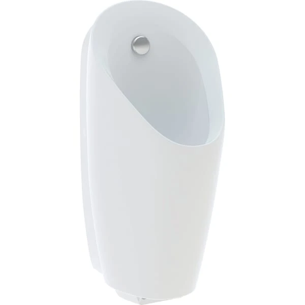 Urinal mit integrierter Steuerung Generatorbetrieb „Preda“, Zulauf von oben, ohne Zielobjekt Urinal mit integrierter Steuerung Generatorbetrieb „Preda“, Zulauf von oben, ohne Zielobjekt