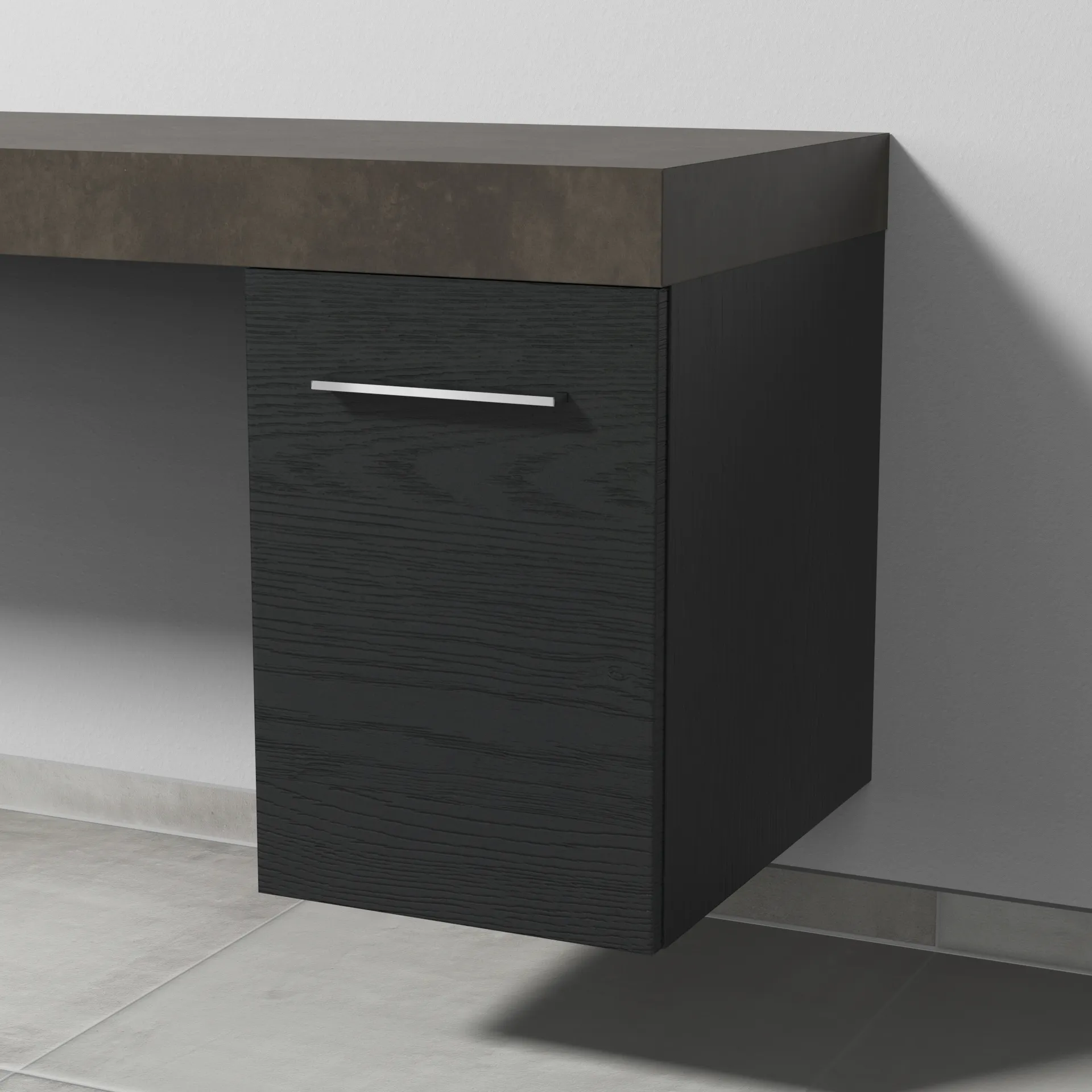 Sanipa Anbauschrank „2morrow“ 350 × 510 × 520 mm in Black Oak