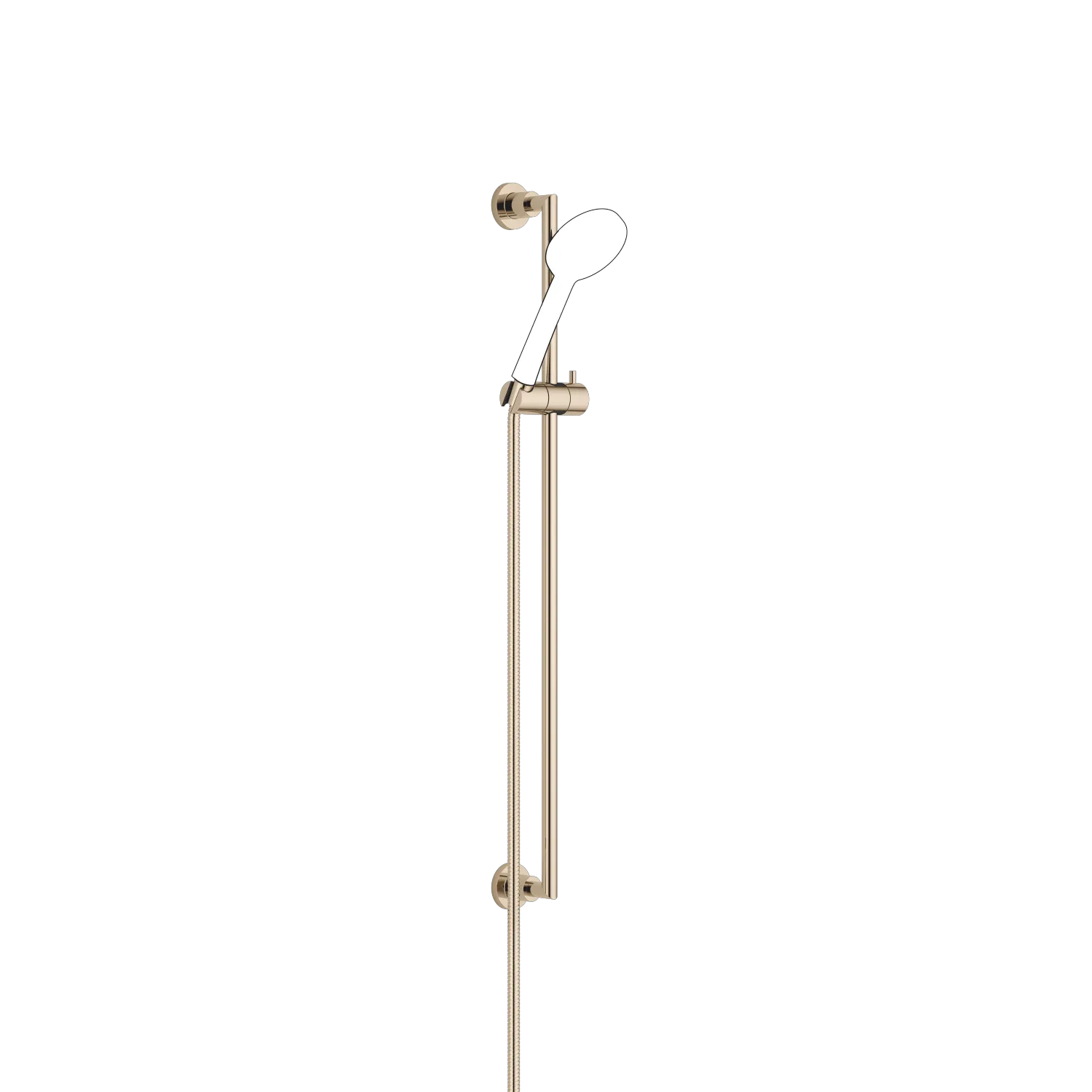 Dornbracht Duschgarnitur TARA Champagne (22kt Gold), Stichmaß 800 mm, Rosette Ø 55 mm, Rohrdurchmesser 18 mm