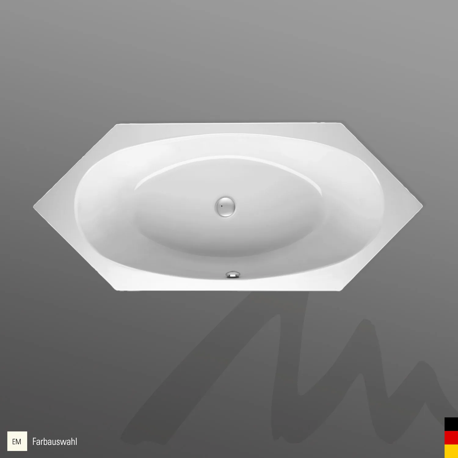 Mauersberger Acryl-Badewanne optusa 215⁄100 2150x1000x500, Farbgruppe: 3 Mauersberger Acryl-Badewanne optusa 215⁄100 2150x1000x500, Farbgruppe: 3