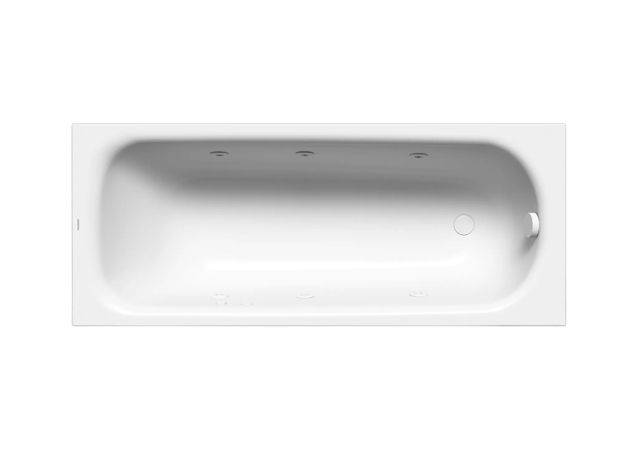 Kaldewei Whirlwanne „Saniform Plus“ 170 × 70 cm, rechts mit Aquamassage Body, in alpinweiß Kaldewei Whirlwanne „Saniform Plus“ 170 × 70 cm, rechts mit Aquamassage Body, in alpinweiß