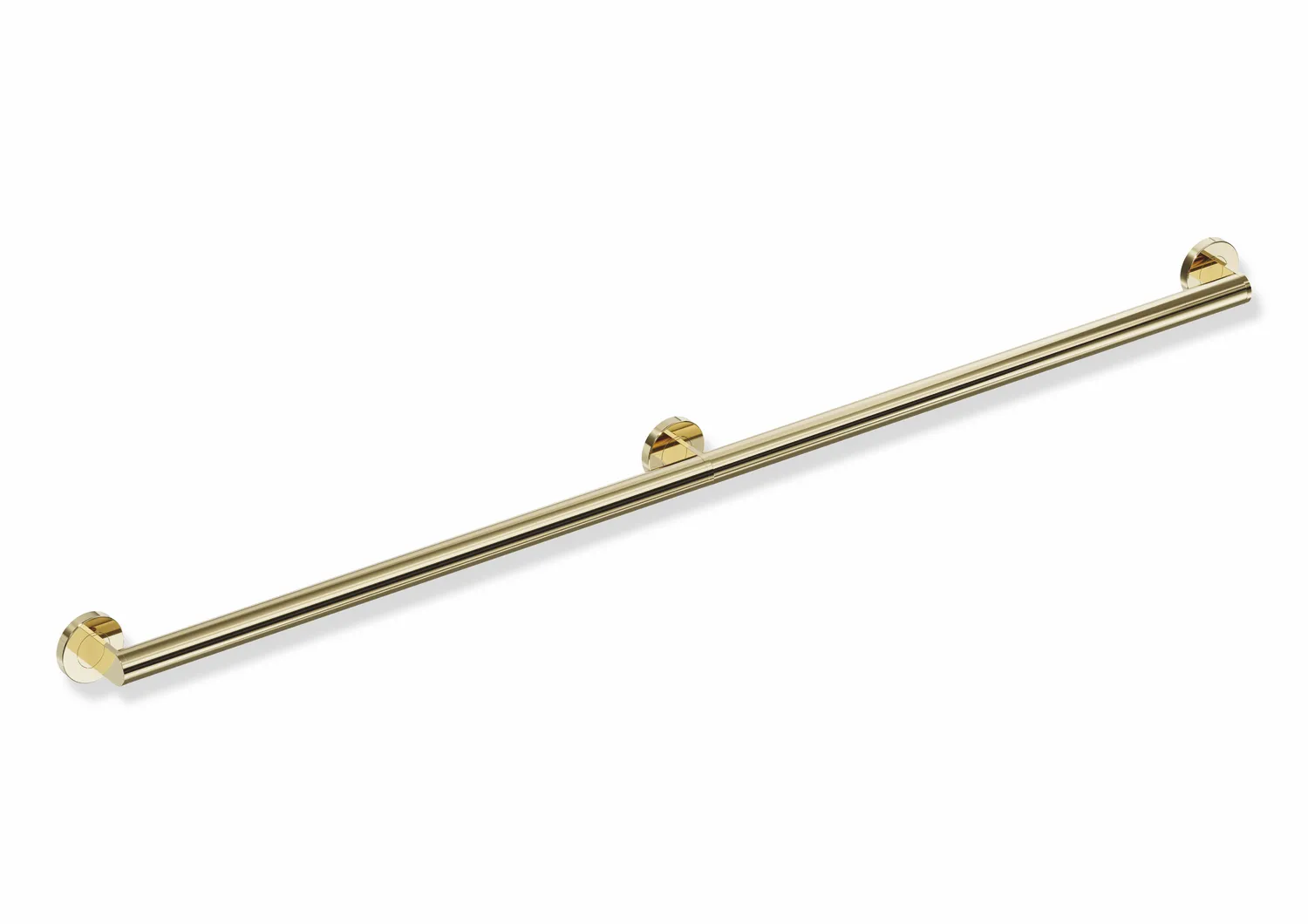 HaltegriffEdelstahl, PVD, Achsmaß 1321 mm, Tiefe 70 mm, Stangendurchmesser 32 mm, in Farbe CK (Messing glänzend) HaltegriffEdelstahl, PVD, Achsmaß 1321 mm, Tiefe 70 mm, Stangendurchmesser 32 mm, in Farbe CK (Messing glänzend)