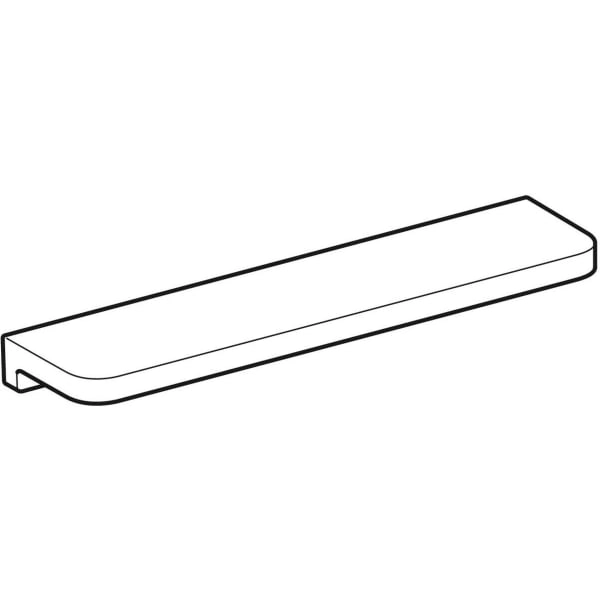 Renova Plan Wandablage: B=50cm, H=6cm, T=12cm, weiß Renova Plan Wandablage: B=50cm, H=6cm, T=12cm, weiß