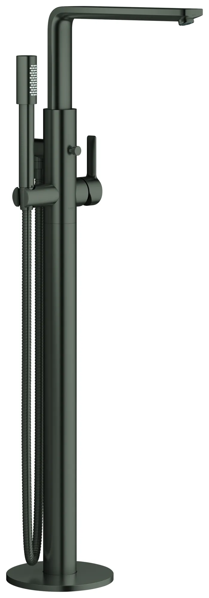 Einhand-Wannenbatterie Lineare 23792_1, Bodenmontage, Fertigmontageset für 45 984, mit Brauseset und Brauseschlauch, eigensicher, chrom Farbe: hard graphite (gebürstet) Einhand-Wannenbatterie Lineare 23792_1, Bodenmontage, Fertigmontageset für 45 984, mit Brauseset und Brauseschlauch, eigensicher, chrom Farbe: hard graphite (gebürstet)
