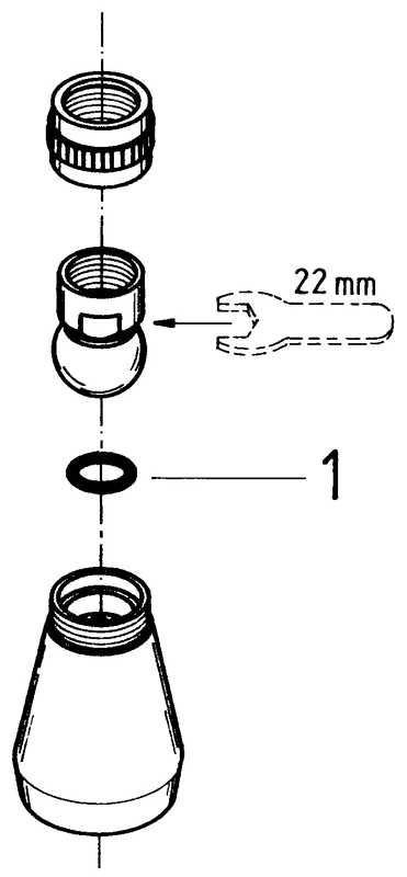 Kopfbrause Relexa Plus 50 28094, Durchflussmenge einstellbar, chrom