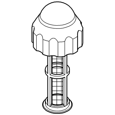 Siebeinsatz 41827, für Original WAS Schrägfilter, Klarsichtkappe, Maschenweite 315 µm, Filtereinsatz aus Edelstahl Siebeinsatz 41827, für Original WAS Schrägfilter, Klarsichtkappe, Maschenweite 315 µm, Filtereinsatz aus Edelstahl
