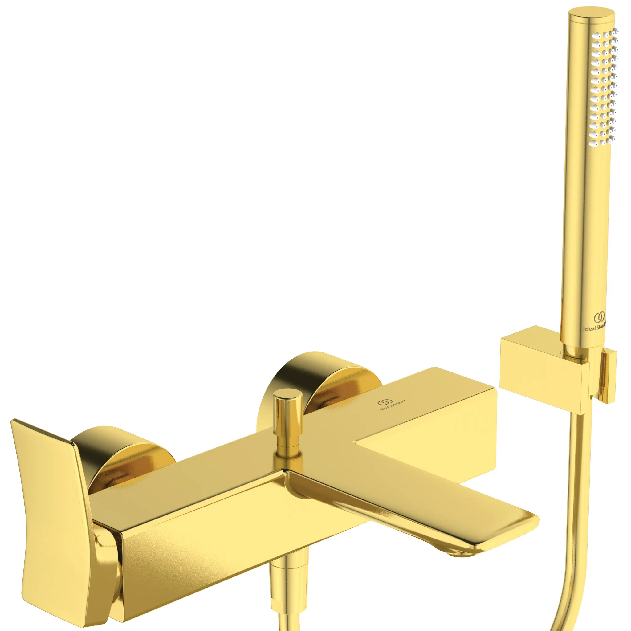 Ideal Standard Badearmatur Aufputz Conca, Stab-Handbrause, Brushed Gold Ideal Standard Badearmatur Aufputz Conca, Stab-Handbrause, Brushed Gold