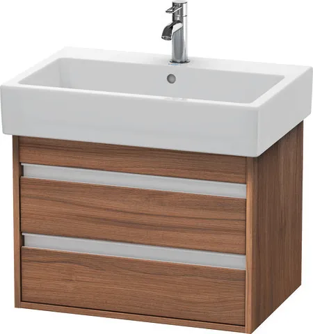 Duravit Waschtischunterschrank wandhängend „Ketho“ 65 × 48 × 44 cm Nussbaum Natur Duravit Waschtischunterschrank wandhängend „Ketho“ 65 × 48 × 44 cm Nussbaum Natur