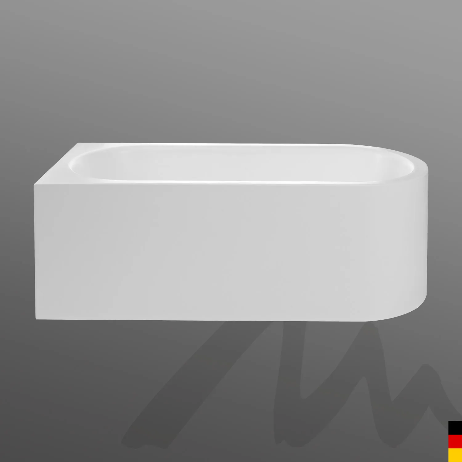 Mauersberger Mineral-Badewanne chios 3 180 duo 1800x800x600