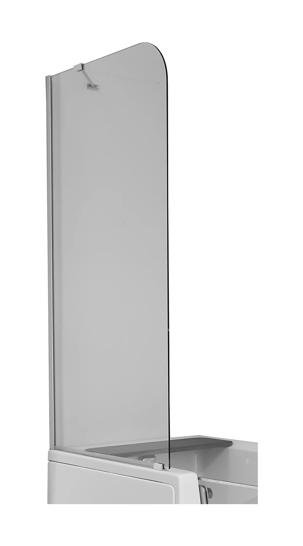 VitrA Glaswandabdeckung Conforma Combo, 750 x 6 x 1400 mm, Wannenrandmontage, Sicherheitsglas 6 mm, passend zu Badewannen 5793 und 5794