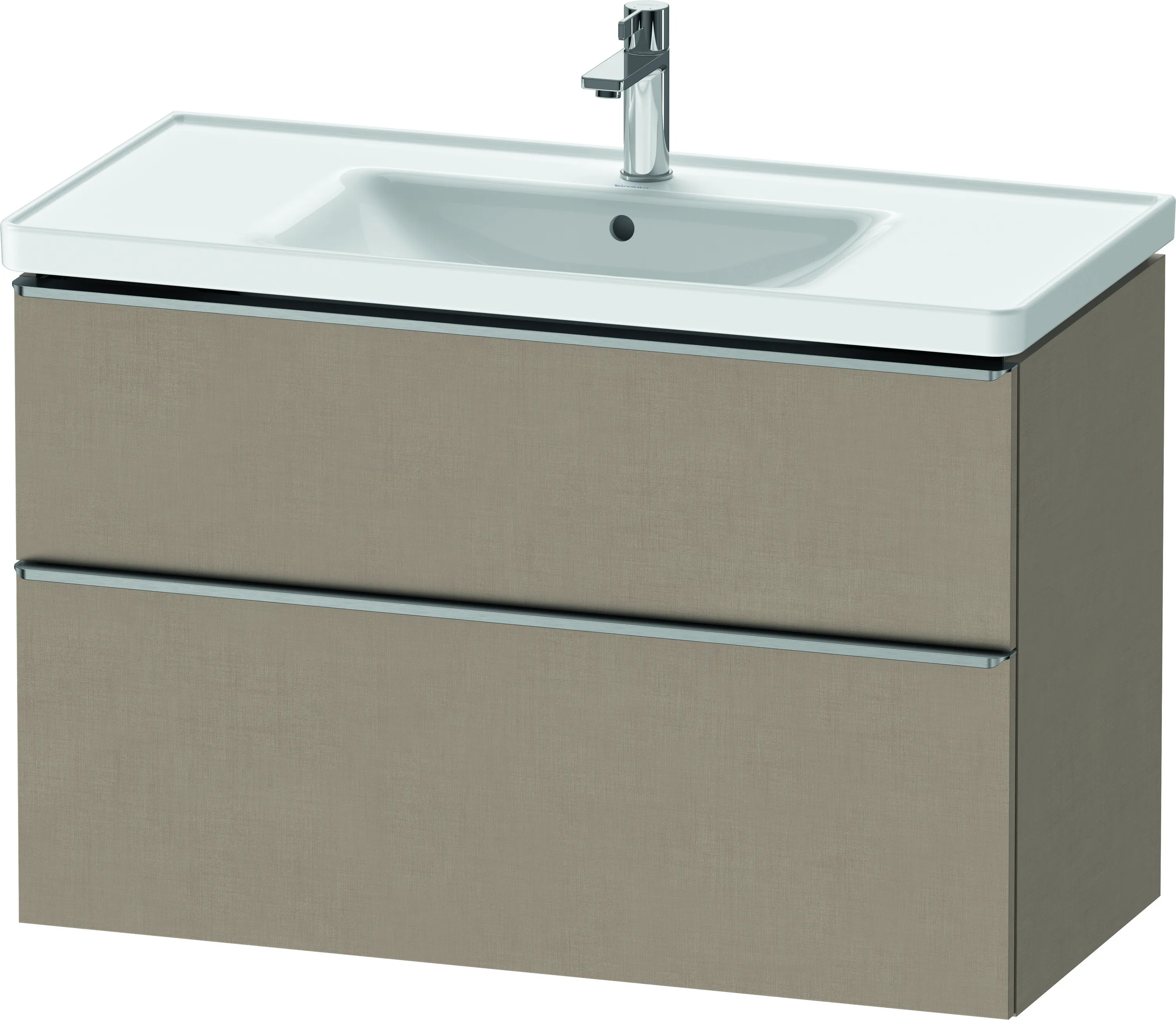 Duravit Waschtischunterschrank wandhängend „D-Neo“ 98,4 × 62,5 × 45,2 cm Leinen