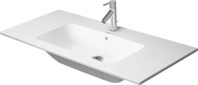 Wandwaschtisch „ME by Starck“, mit Überlauf in Weiß Hochglanz Becken: mittig / Farbe: Weiß Hochglanz / Größe: 103 × 49 cm / Hahnlochbohrung: ohne Hahnlochbohrung / Hahnlochposition: ohne / Oberflächenveredelung: mit WonderGliss / Überlauf: mit Überlauf Wandwaschtisch „ME by Starck“, mit Überlauf in Weiß Hochglanz Becken: mittig / Farbe: Weiß Hochglanz / Größe: 103 × 49 cm / Hahnlochbohrung: ohne Hahnlochbohrung / Hahnlochposition: ohne / Oberflächenveredelung: mit WonderGliss / Überlauf: mit Überlauf