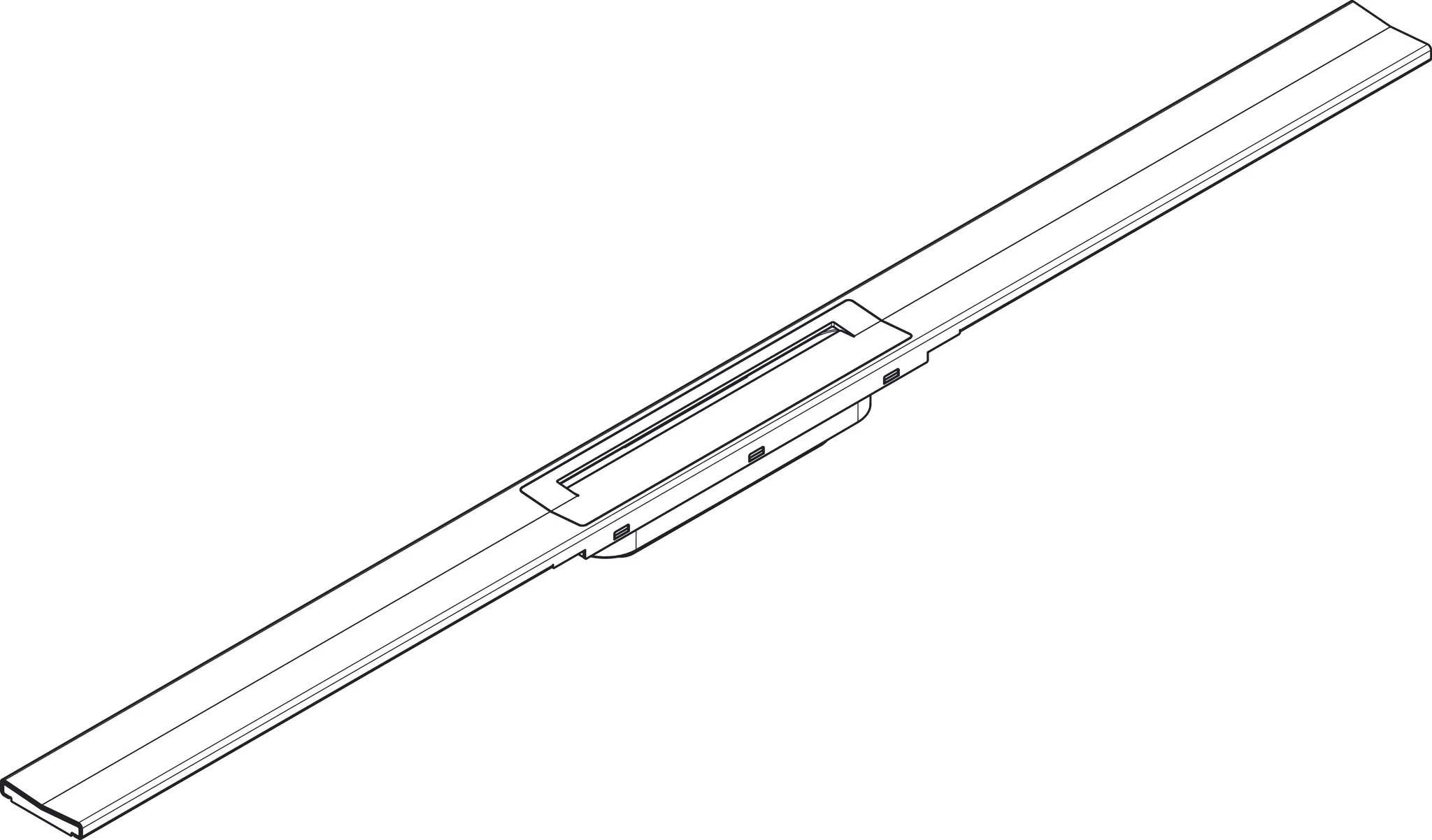 RainDrain Flex Duschrinne 1000 mm kürzbar zur freien Montage BST RainDrain Flex Duschrinne 1000 mm kürzbar zur freien Montage BST