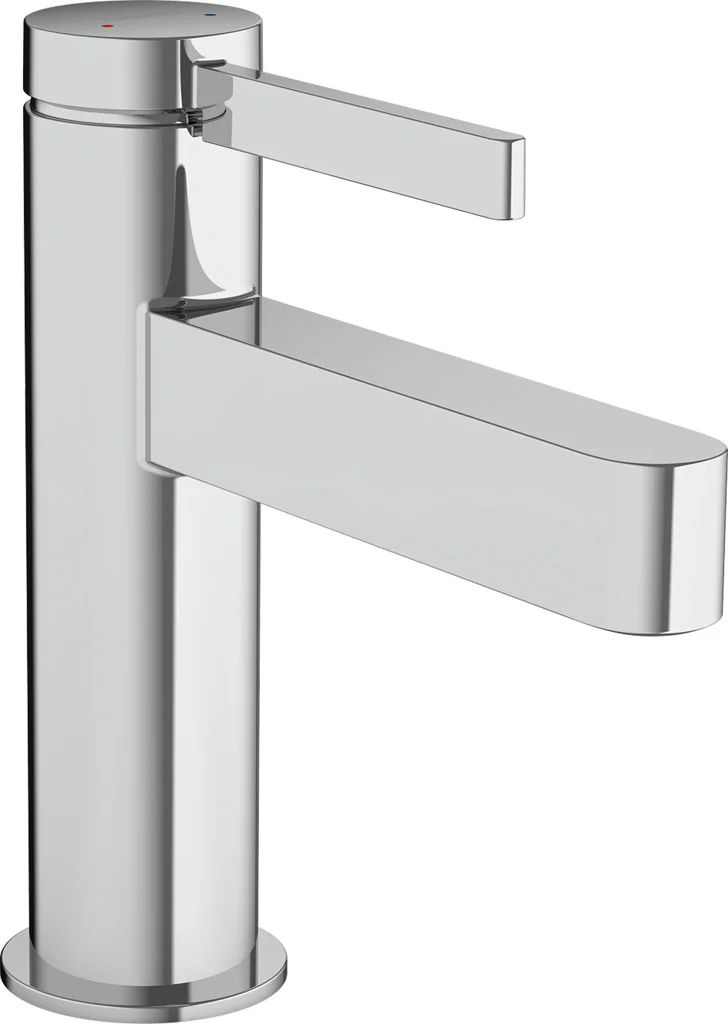 Hansgrohe Finoris Einhebel-Waschtischmischer 100 mit Push-Open Ablaufgarnitur Chrom, Ausladung 126 mm, Auslaufhöhe 92 mm Hansgrohe Finoris Einhebel-Waschtischmischer 100 mit Push-Open Ablaufgarnitur Chrom, Ausladung 126 mm, Auslaufhöhe 92 mm