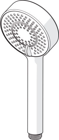 Handbrause „Basicjet“ in Matt-Schwarz Handbrause „Basicjet“ in Matt-Schwarz