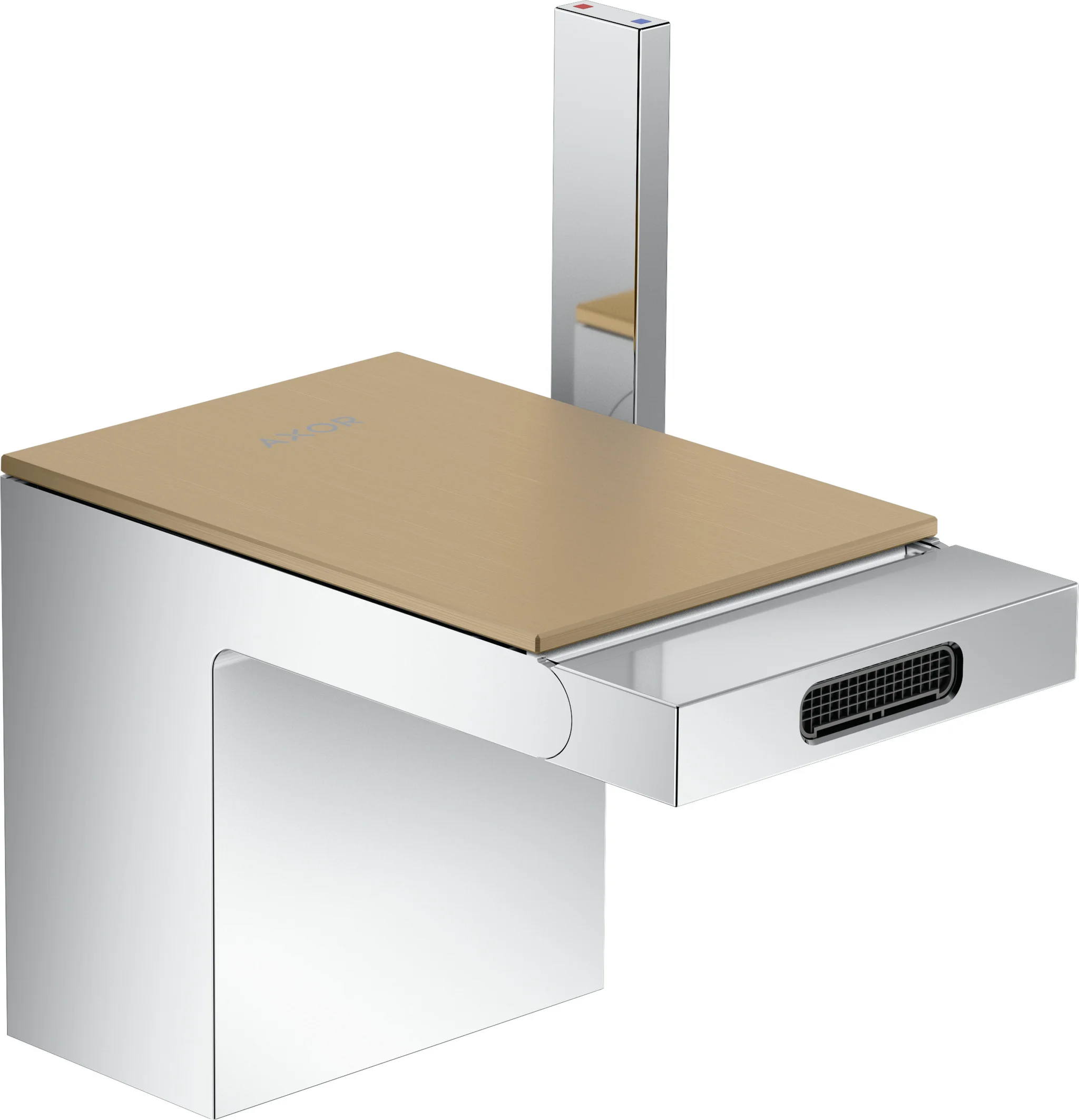 Hansgrohe AXOR MyEdition Bidetmischer - Einhebel-Bidetmischer mit Push-Open Ablaufgarnitur, Chrom, Ausladung 121 mm, Auslaufhöhe 83 mm Hansgrohe AXOR MyEdition Bidetmischer - Einhebel-Bidetmischer mit Push-Open Ablaufgarnitur, Chrom, Ausladung 121 mm, Auslaufhöhe 83 mm