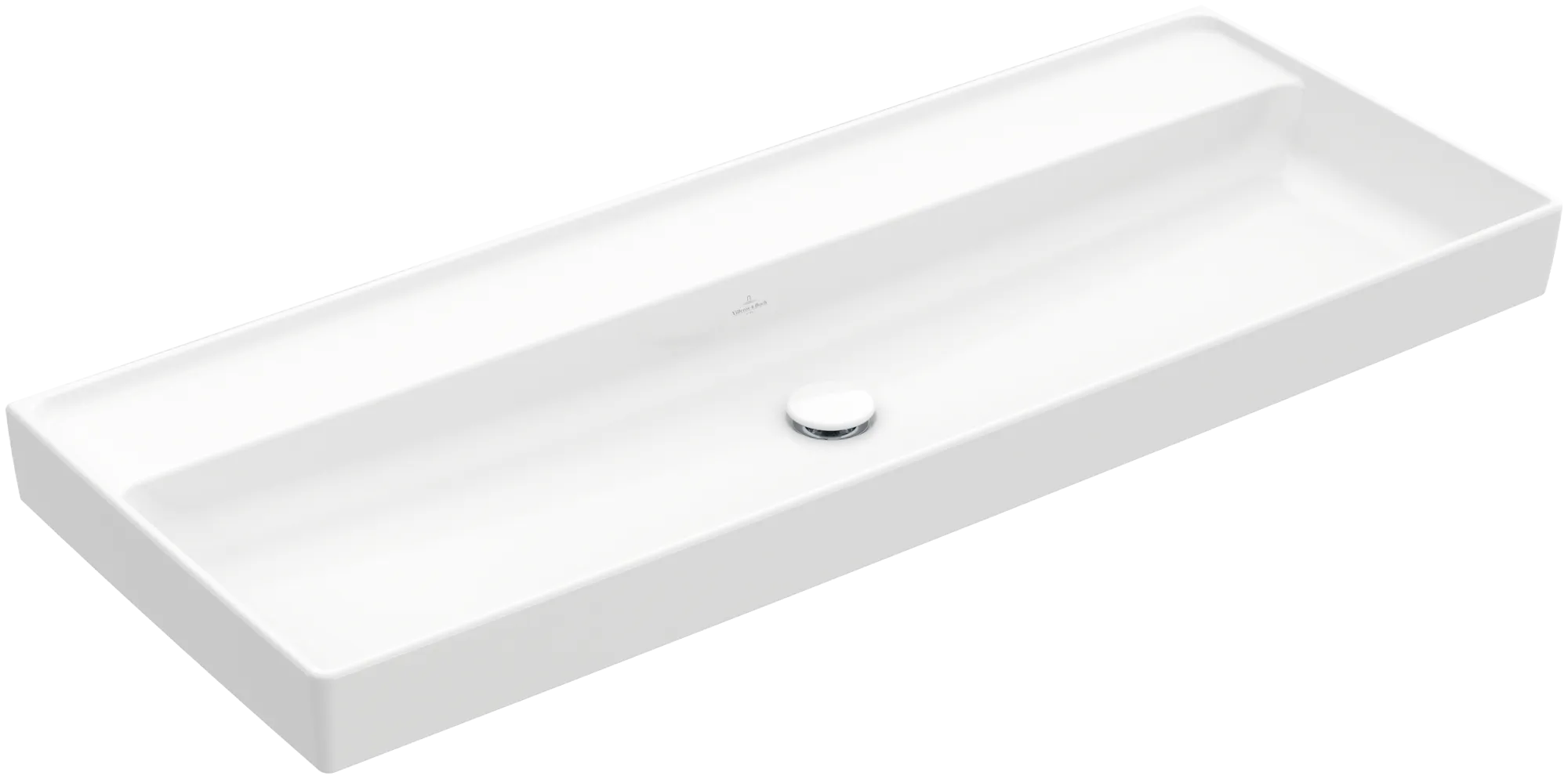 Villeroy & Boch Schrankwaschtisch aus TitanCeram „Collaro“ 1200 × 470 × 160 mm, ohne Hahnlochbohrung in Weiß Alpin Villeroy & Boch Schrankwaschtisch aus TitanCeram „Collaro“ 1200 × 470 × 160 mm, ohne Hahnlochbohrung in Weiß Alpin