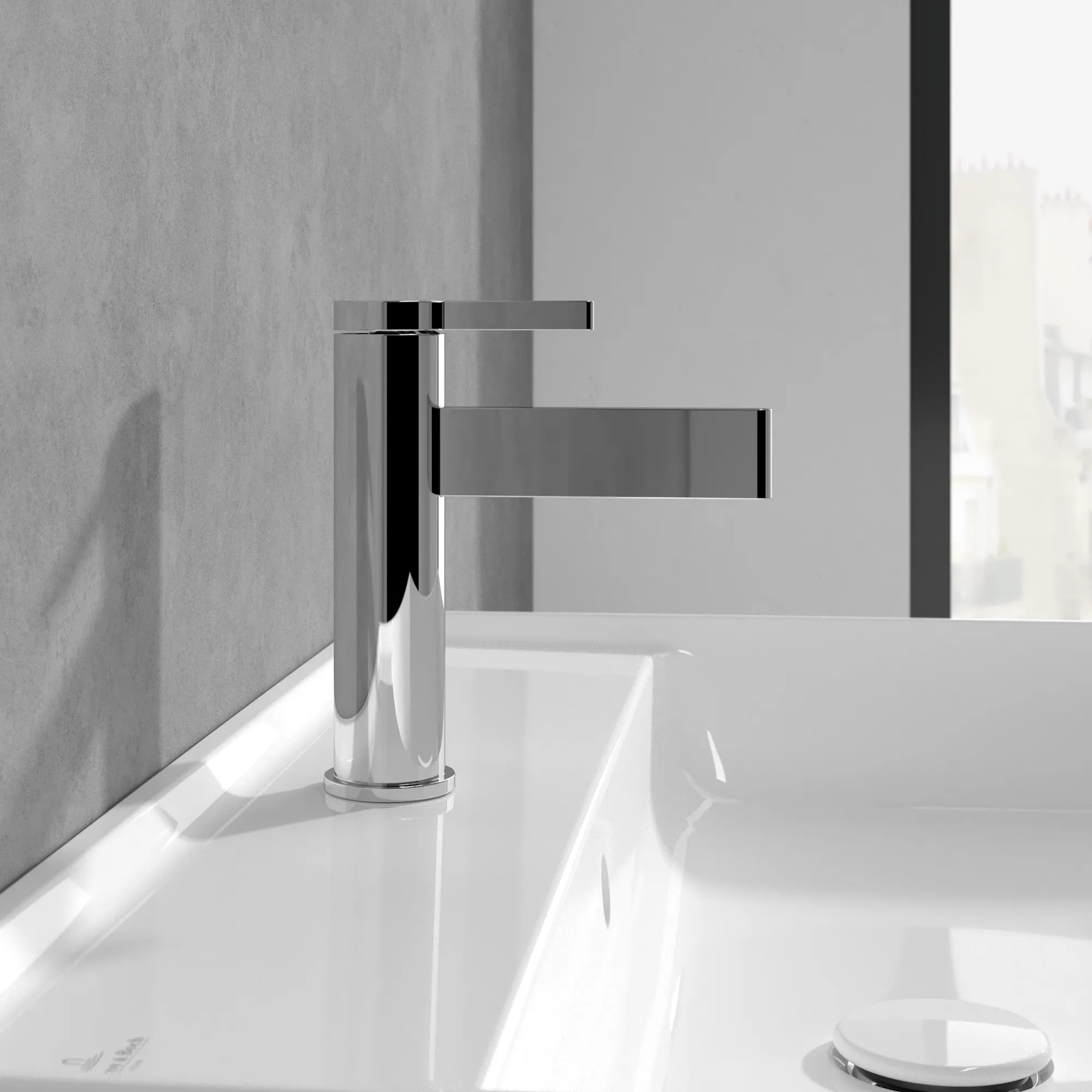 Einhand-Waschtischarmatur „Dawn“ 14,9 cm Ausladung 100 mm in Chrom Einhand-Waschtischarmatur „Dawn“ 14,9 cm Ausladung 100 mm in Chrom