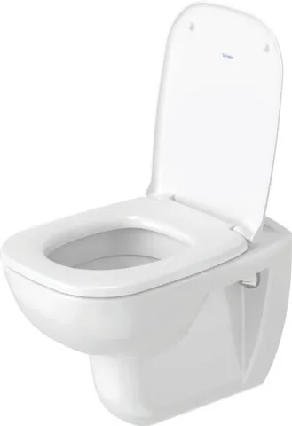 Duravit WC-Sitz Compact „D-Code“ 36 × 43 × 4 cm in, Scharniere Edelstahl Duravit WC-Sitz Compact „D-Code“ 36 × 43 × 4 cm in, Scharniere Edelstahl