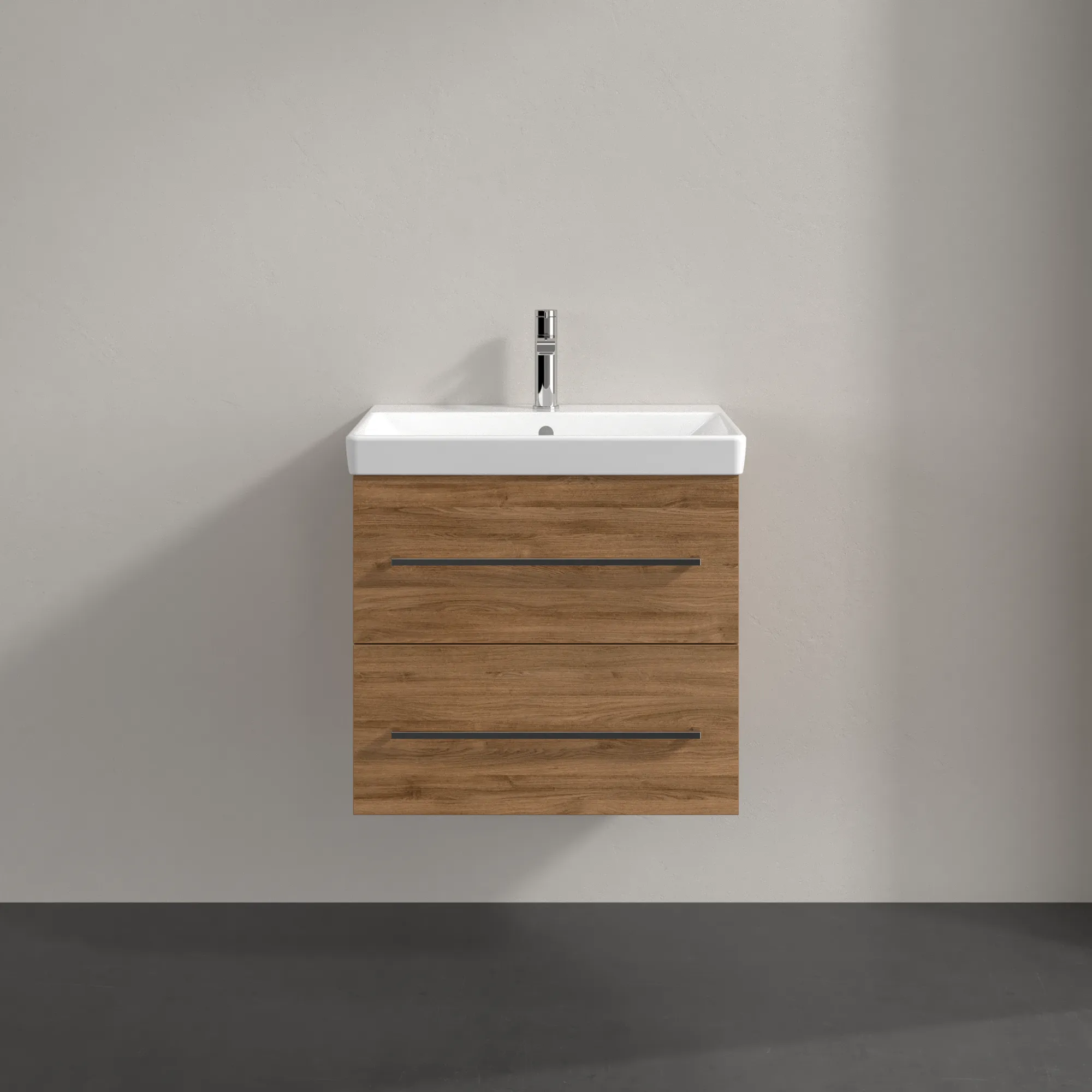 Villeroy & Boch Waschtischunterschrank „Avento“ für Schrankwaschtisch 580 × 514 × 452 mm Kansas Oak, Soft Closing Villeroy & Boch Waschtischunterschrank „Avento“ für Schrankwaschtisch 580 × 514 × 452 mm Kansas Oak, Soft Closing