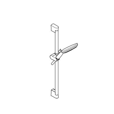 FRESHLINE Brause-Set 3S L=600mm chrom