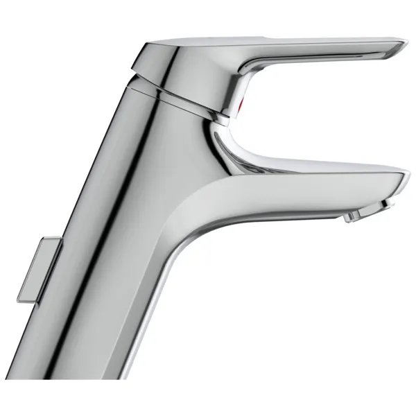 Waschtischarmatur Ceramix Blue, mit Ablaufgarnitur, mit Kupferrohren, Ausladung 135mm, Chrom Waschtischarmatur Ceramix Blue, mit Ablaufgarnitur, mit Kupferrohren, Ausladung 135mm, Chrom