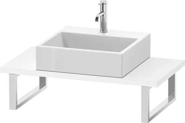 Duravit Konsole „L-Cube“ in Weiß Hochglanz Duravit Konsole „L-Cube“ in Weiß Hochglanz