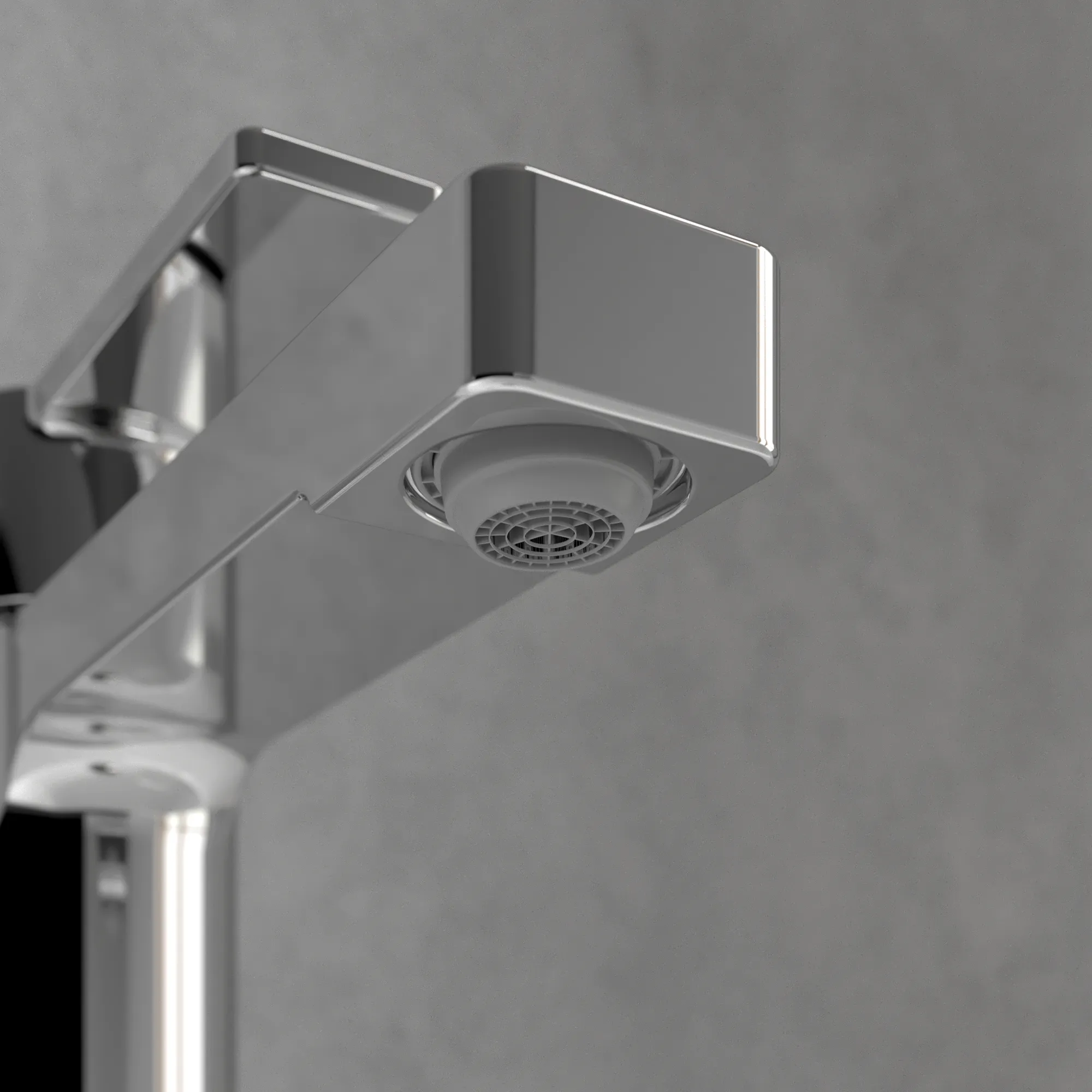 Einhand-Waschtischarmatur „Architectura“ 16,1 cm Ausladung 124 mm in Chrom Einhand-Waschtischarmatur „Architectura“ 16,1 cm Ausladung 124 mm in Chrom