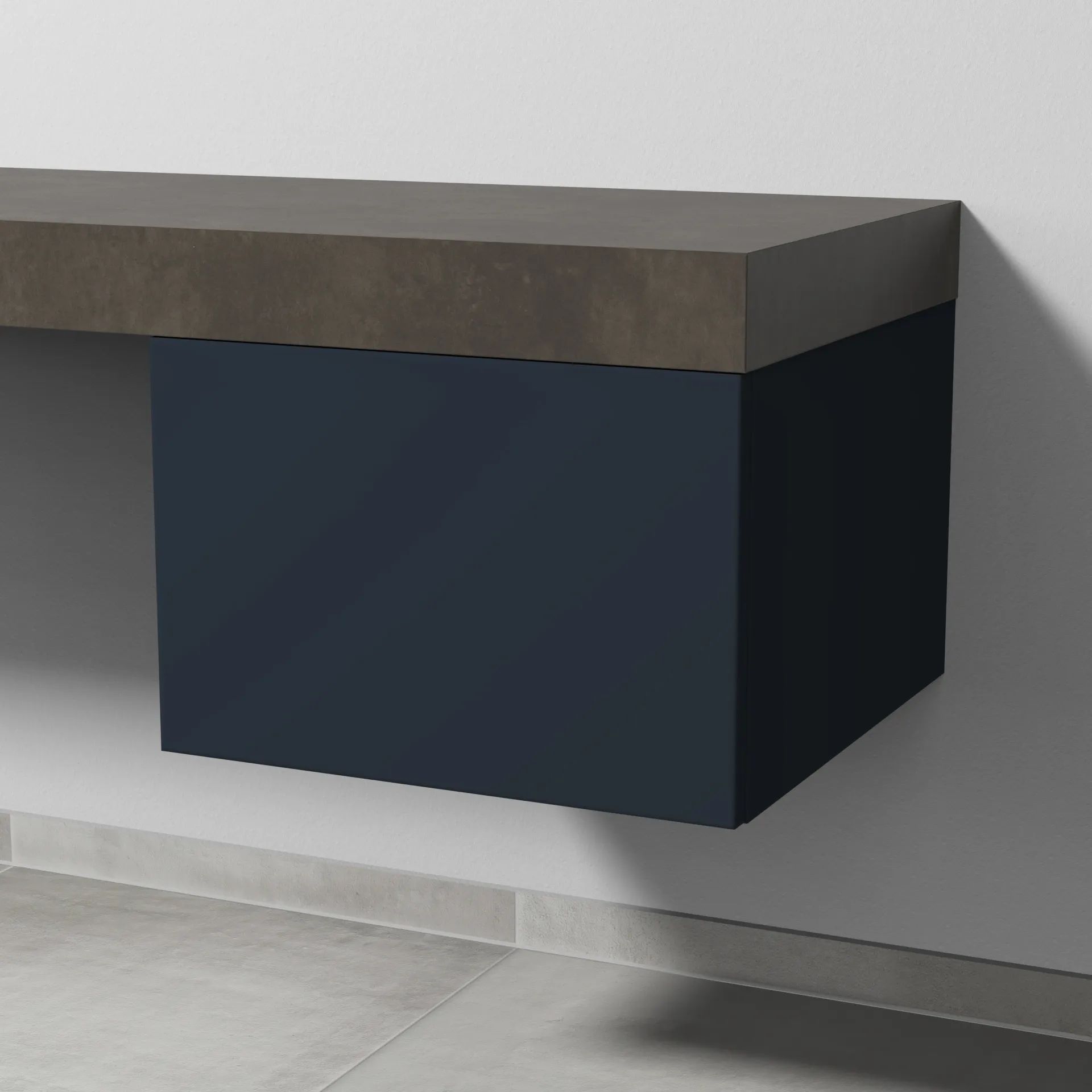Sanipa Anbauschrank „2morrow“ 500 × 340 × 520 mm in Marine (matt)