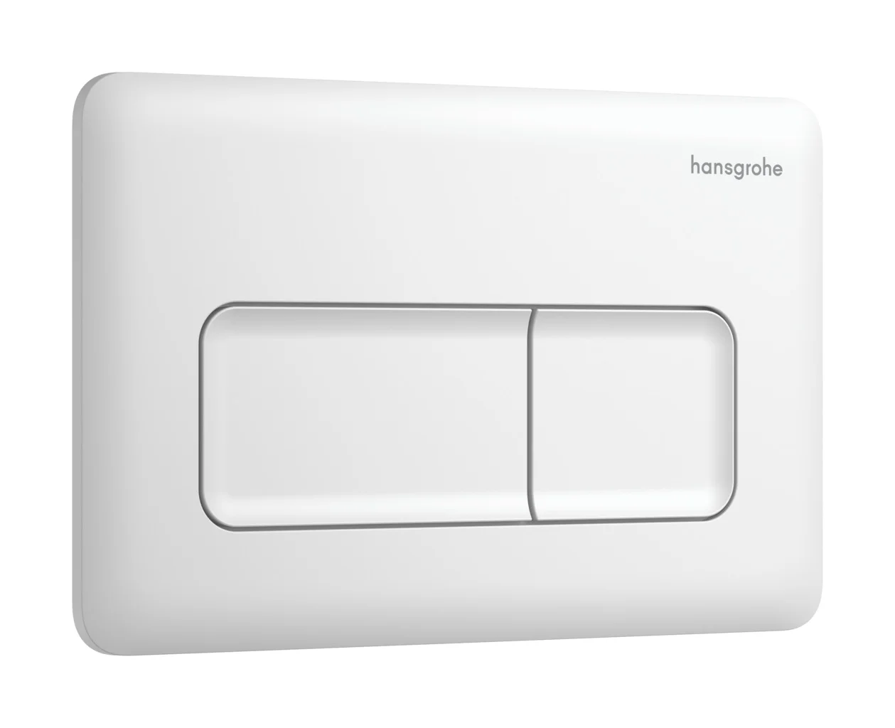 Hansgrohe iFrame Original Q Betätigungsplatte, 2-Mengen-Spülung CN mattweiß