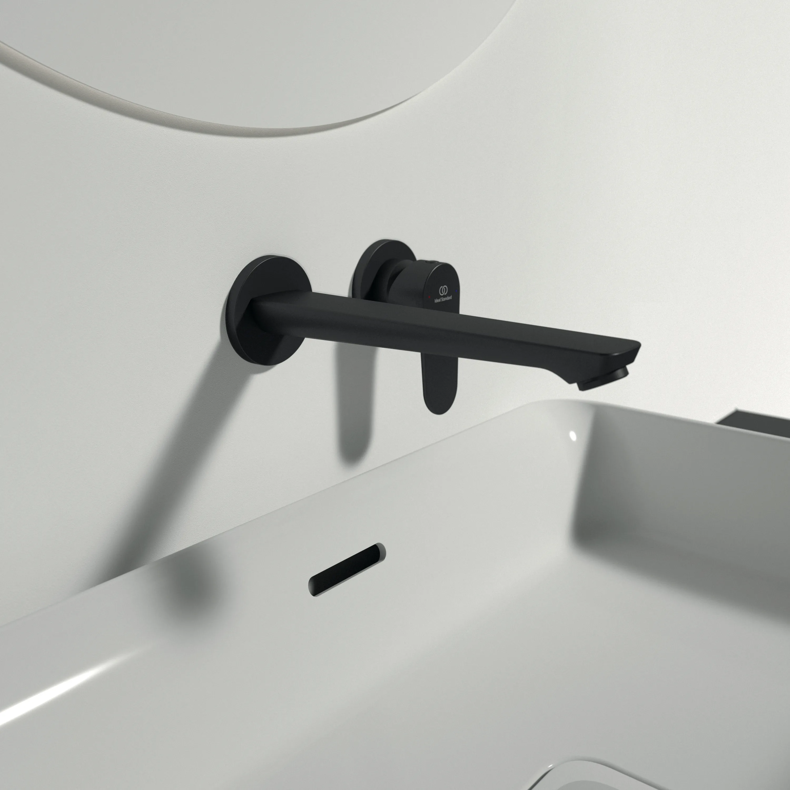 Wand-Waschtischarmatur Cerafine O Ausladung 224mm Chrom Wand-Waschtischarmatur Cerafine O Ausladung 224mm Chrom