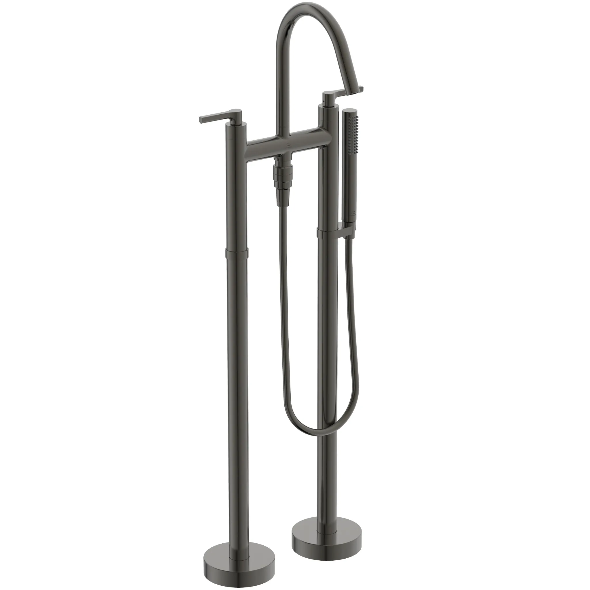 freistehende Badearmatur Joy Neo mit Unterputzkörper Hebelgriffe Magnetic Grey freistehende Badearmatur Joy Neo mit Unterputzkörper Hebelgriffe Magnetic Grey
