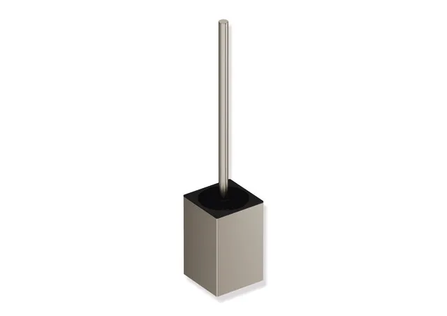 WC-Bürstengarnitur, Edelstahl, PVD, Innenbehälter aus schwarz mattem Kunststoff, in Farbe CK (messing glänzend) WC-Bürstengarnitur, Edelstahl, PVD, Innenbehälter aus schwarz mattem Kunststoff, in Farbe CK (messing glänzend)