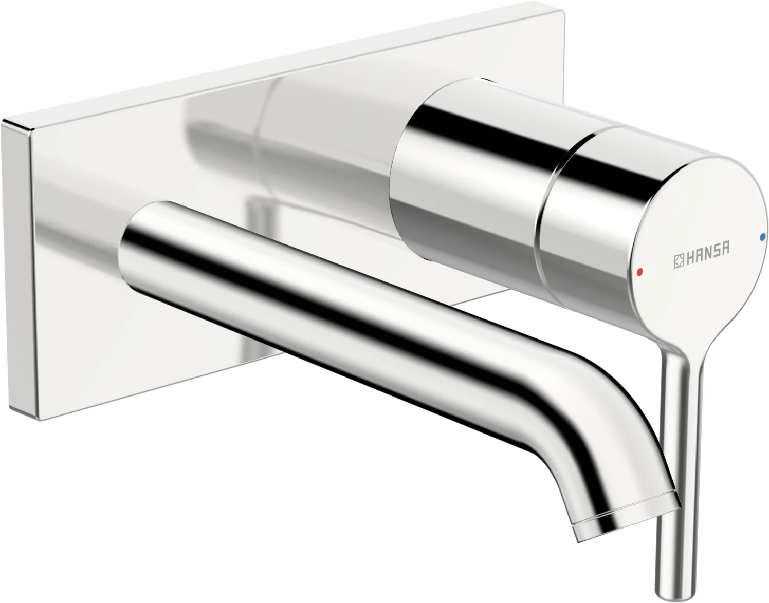 HansaVANTIS Style Waschtischarmatur, Wandmontage, Einhebelmischer, Chrom HansaVANTIS Style Waschtischarmatur, Wandmontage, Einhebelmischer, Chrom