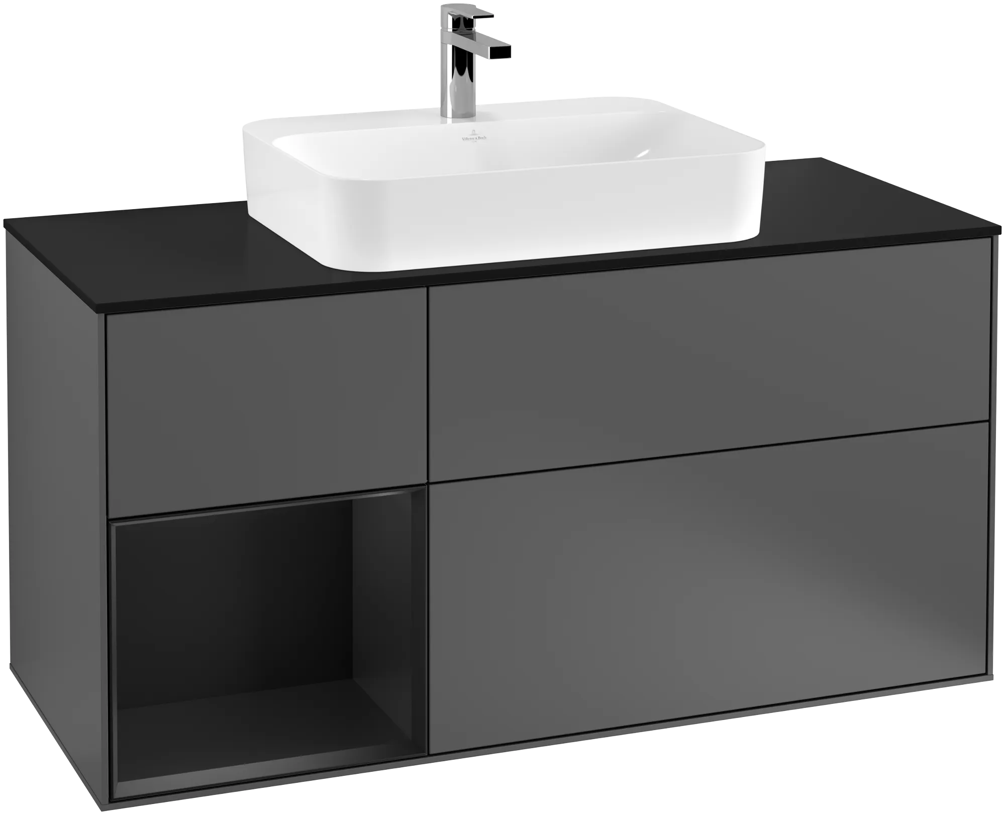Villeroy & Boch Finion Waschbeckenunterschrank G41 1200x603x501mm anthrazit