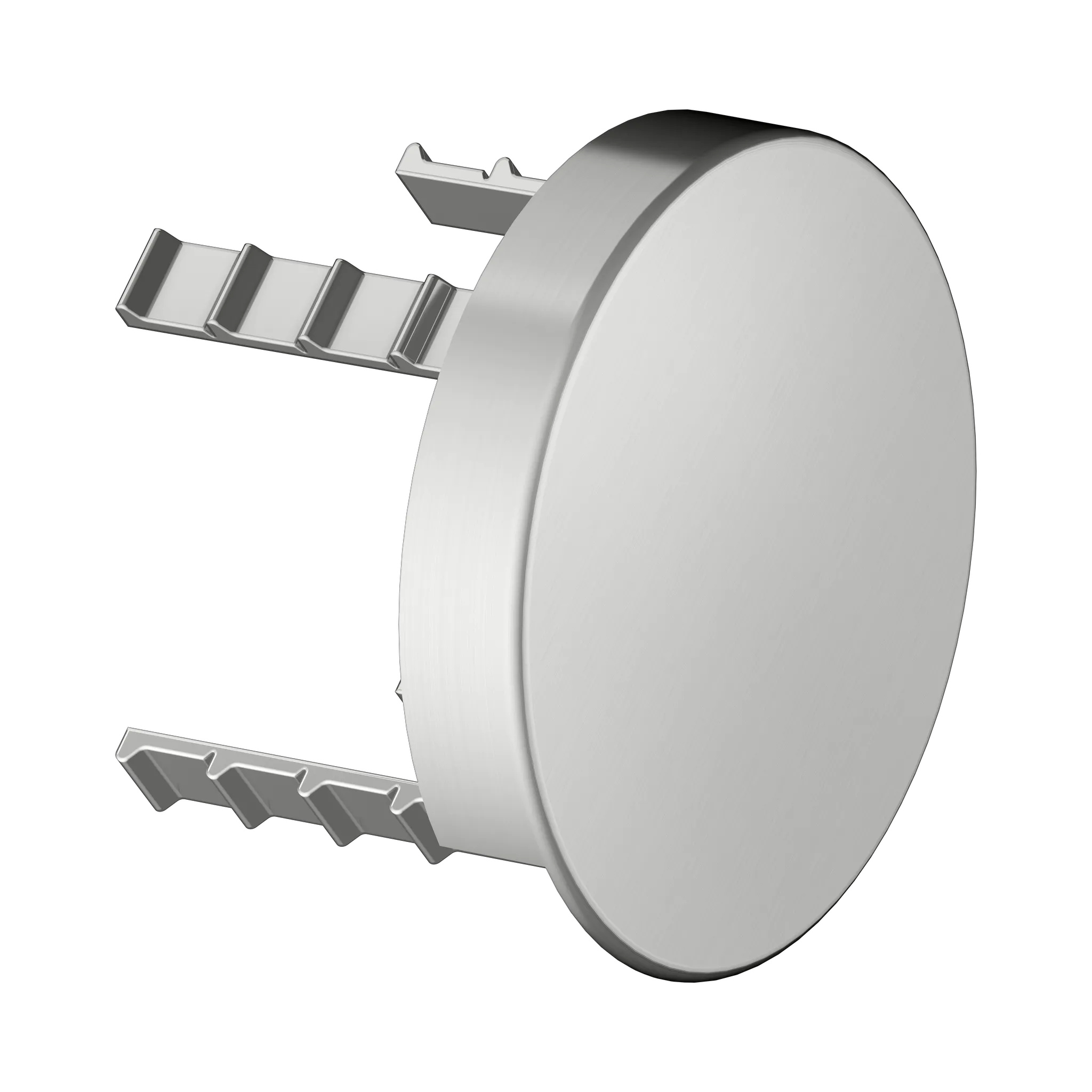 KEUCO Abdeckblende rund für Rohrunterbrecher D: 90 mm Edelstahl-finish
